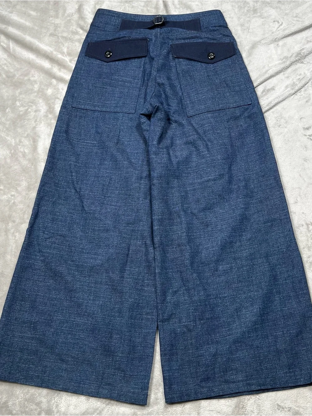 NWT G Star Maxi Navy Jeans Adult 30x31 Blue Loose Fit Wool Linen Military Pants